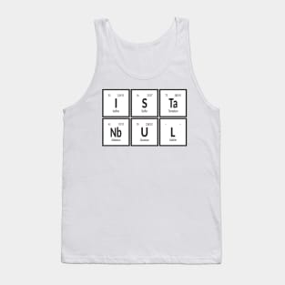 Istanbul City | Periodic Table of Elements Tank Top